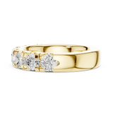 Gold Ring DDLR-602, Yellow Gold, view 3