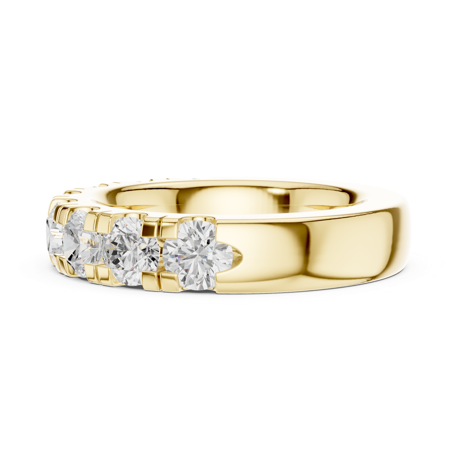 Gold Ring DDLR-602, Yellow Gold, view 3