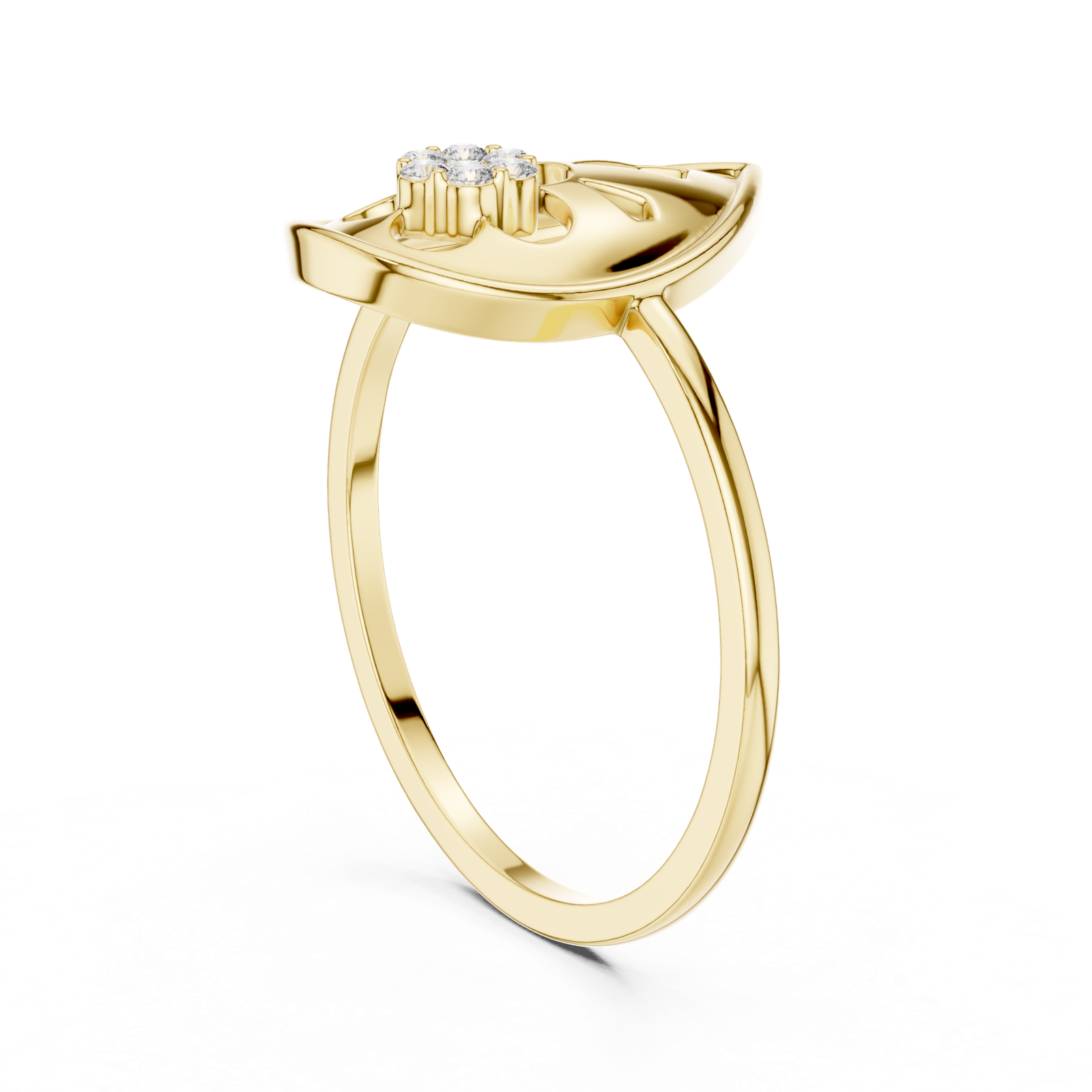 Gold Ring DR-6188, Yellow Gold