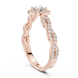Gold Ring LR-0277, Rose Gold, view 1