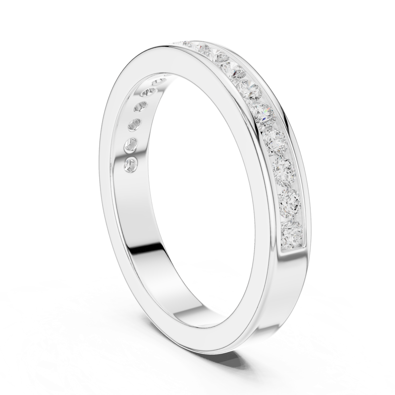 Gold Ring DDLR-437, White Gold