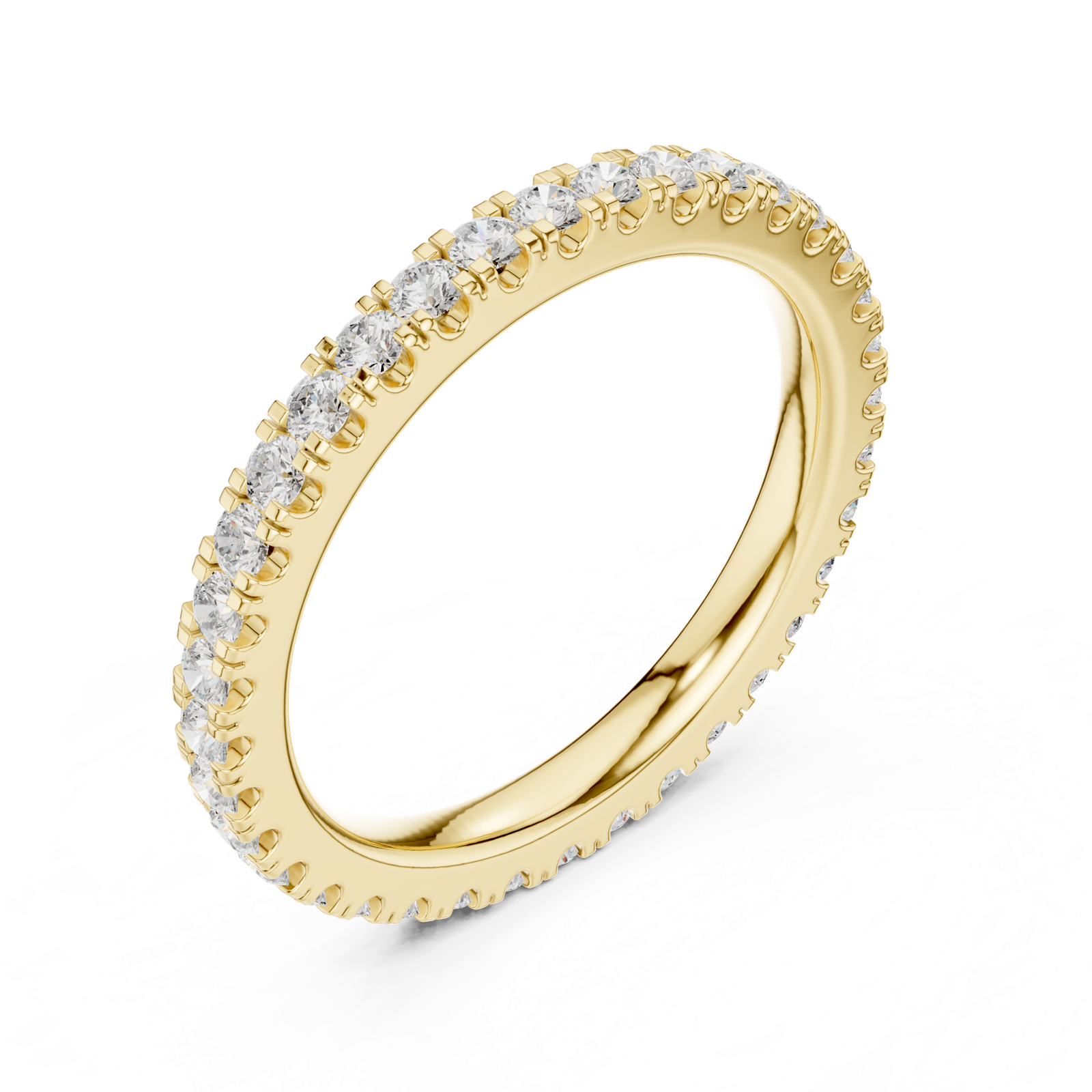 Gold Ring DDLR-604, Yellow Gold, view 2