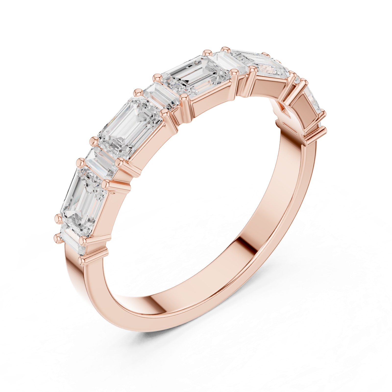 Gold Ring DDLR-385, Rose Gold, view 2