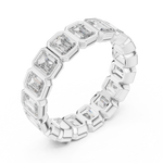Gold Ring DDLR-217, White Gold, view 2