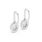 Gold Earrings 3-10010E_155_M, White Gold, view 3