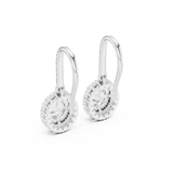 Gold Earrings 3-10010E_155_M, White Gold, view 3