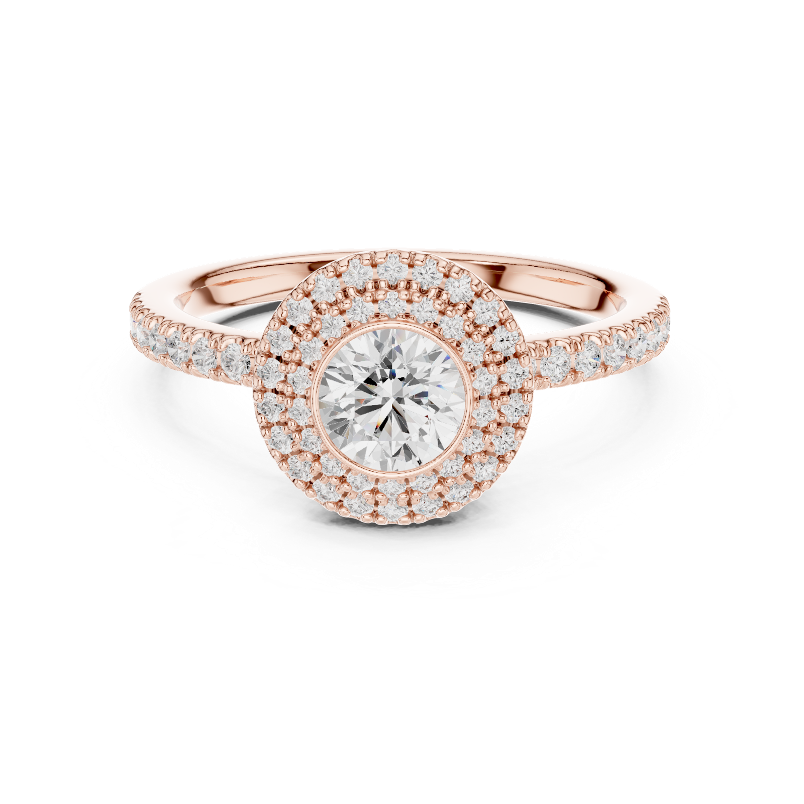 Gold Ring LR-0246, Rose Gold