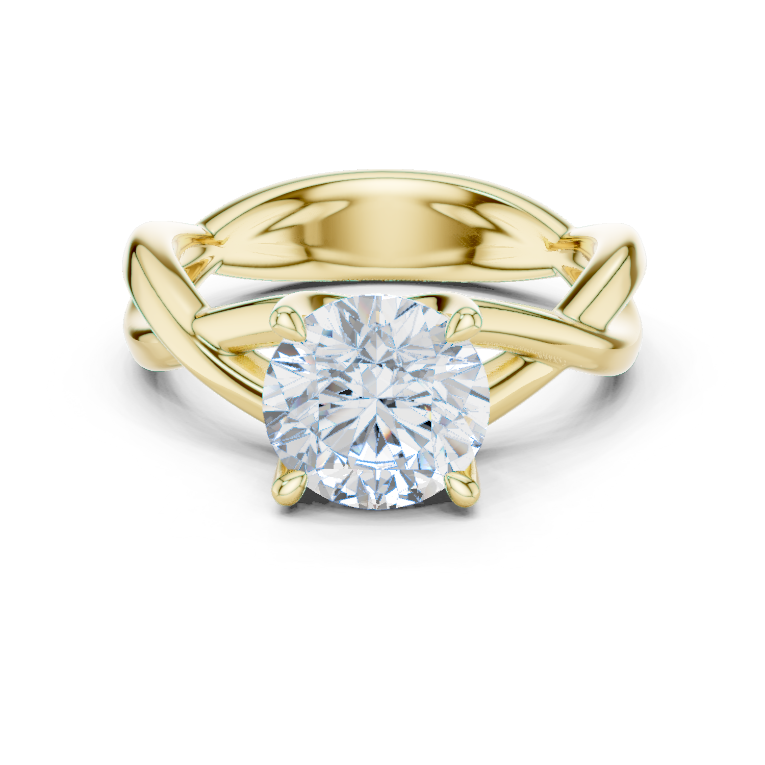 Gold Ring DDLR-872, Yellow Gold
