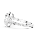 Gold Ring DDLR-434, White Gold, view 3