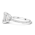 Gold Ring DDLR-898, White Gold, view 3