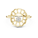 Gold Ring DR-6203, Yellow Gold