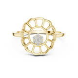 Gold Ring DR-6203, Yellow Gold