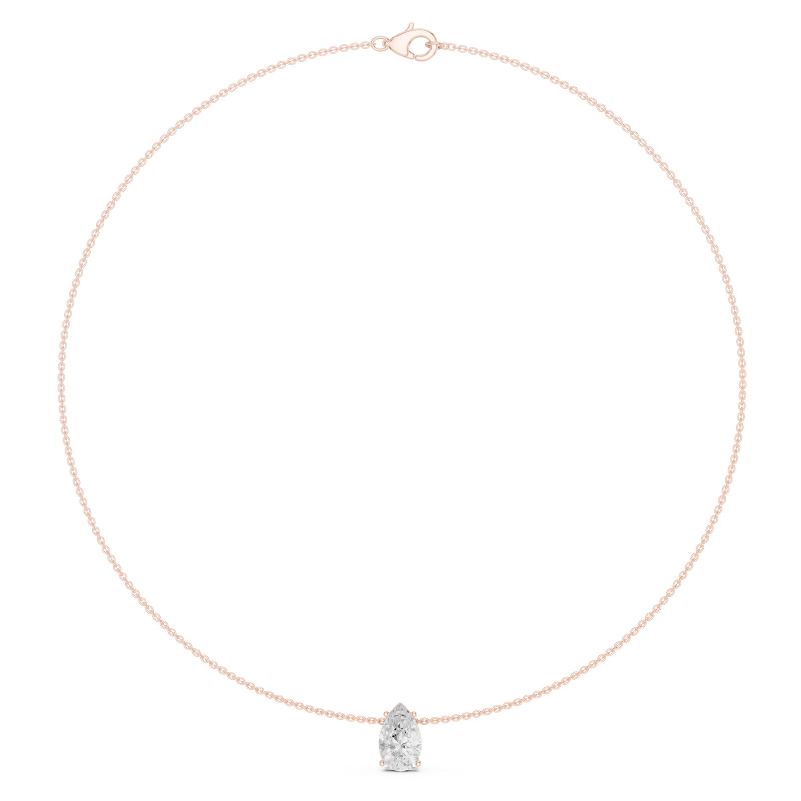 Gold Necklace SBWN (31), Rose Gold