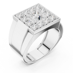 Gold Ring DDLR-388, White Gold, view 2