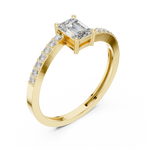Gold Ring ALR-137, Yellow Gold, view 2