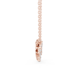 Gold Necklace ALJPD-500, Rose Gold