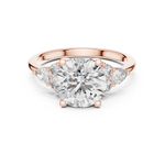 Gold Ring DDLR-072, Rose Gold, view 4