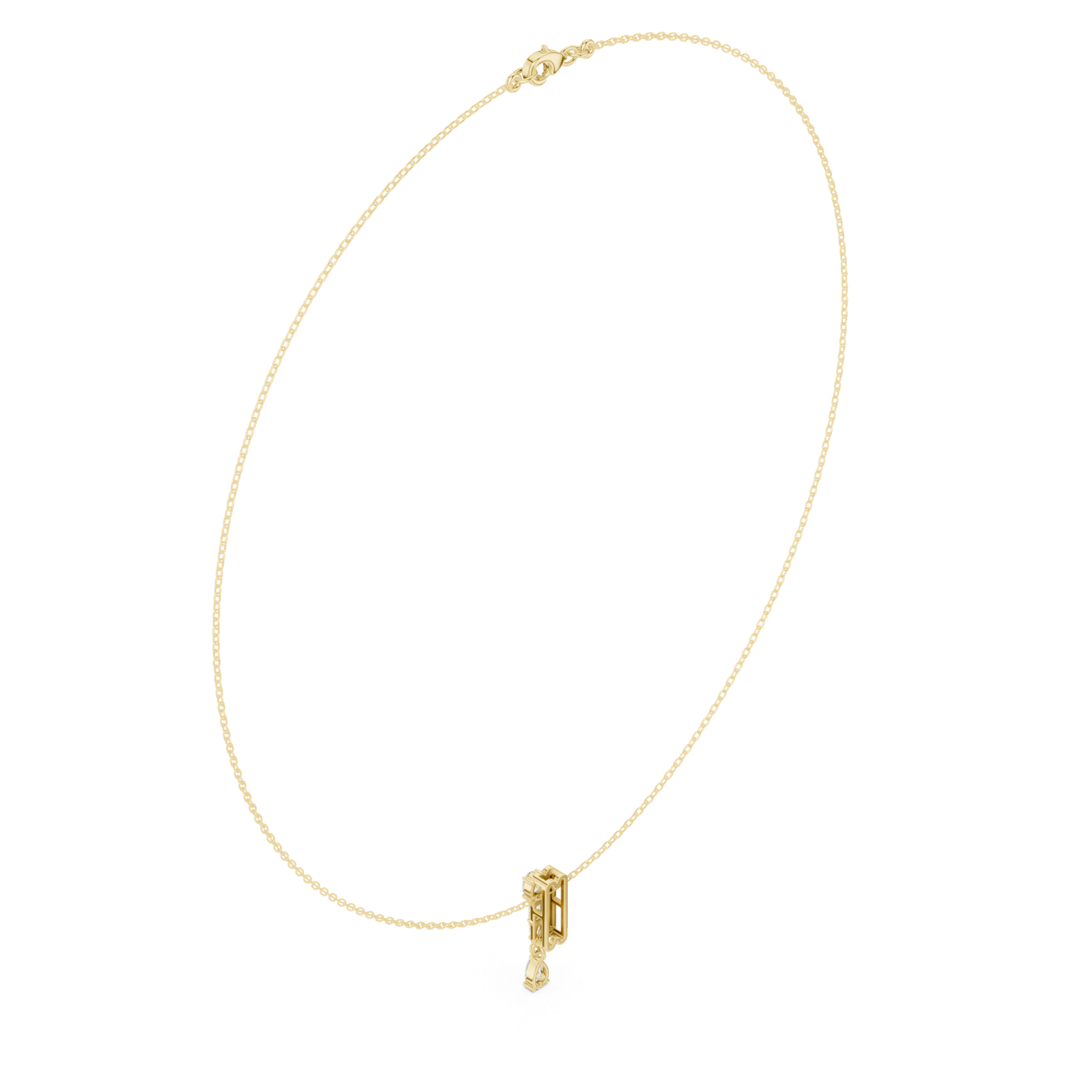 Gold Necklace SBWN (14), Yellow Gold, view 2