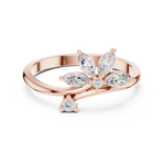 Gold Ring Ledis Ring, Rose Gold, view 4