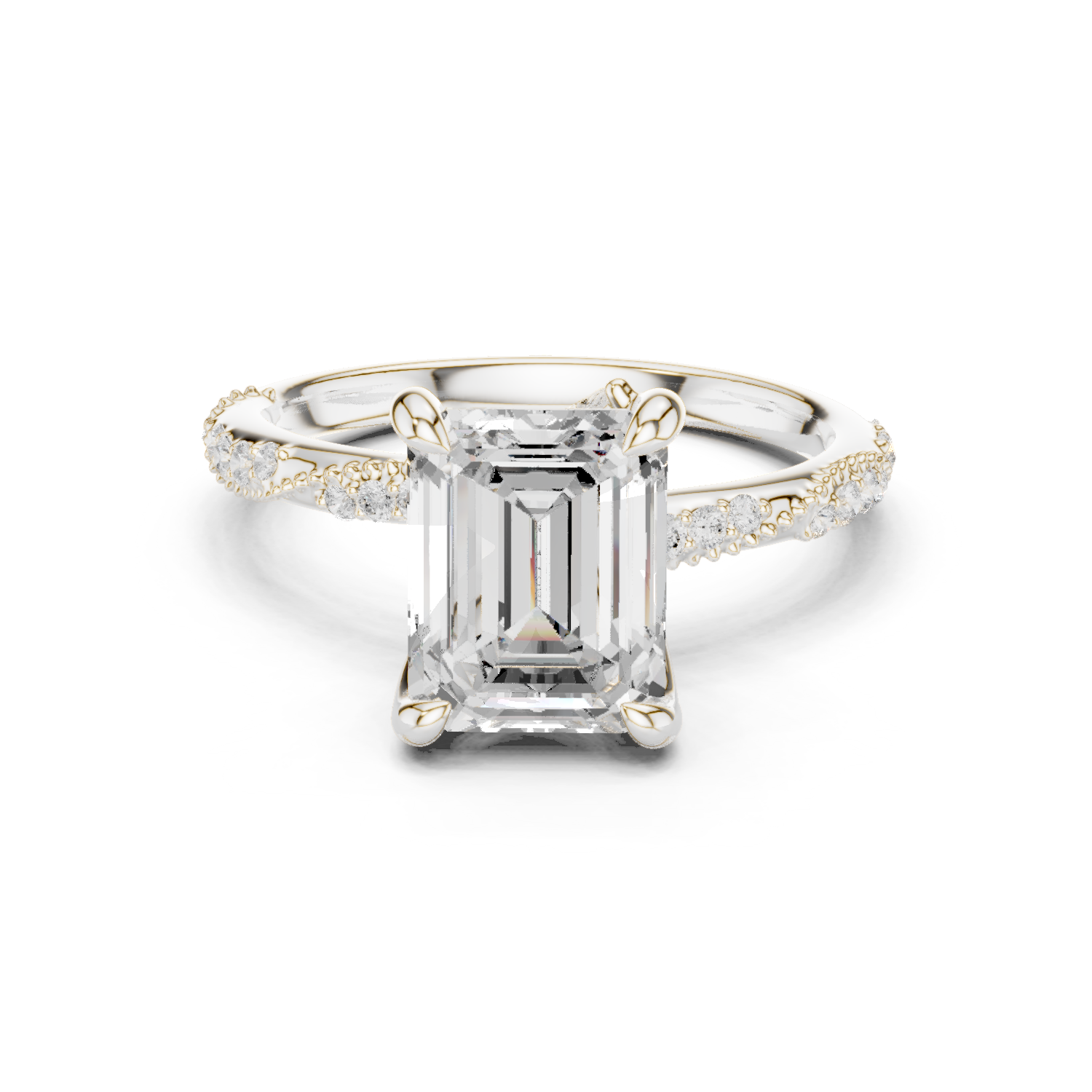 Gold Ring DDLR-898, White Gold
