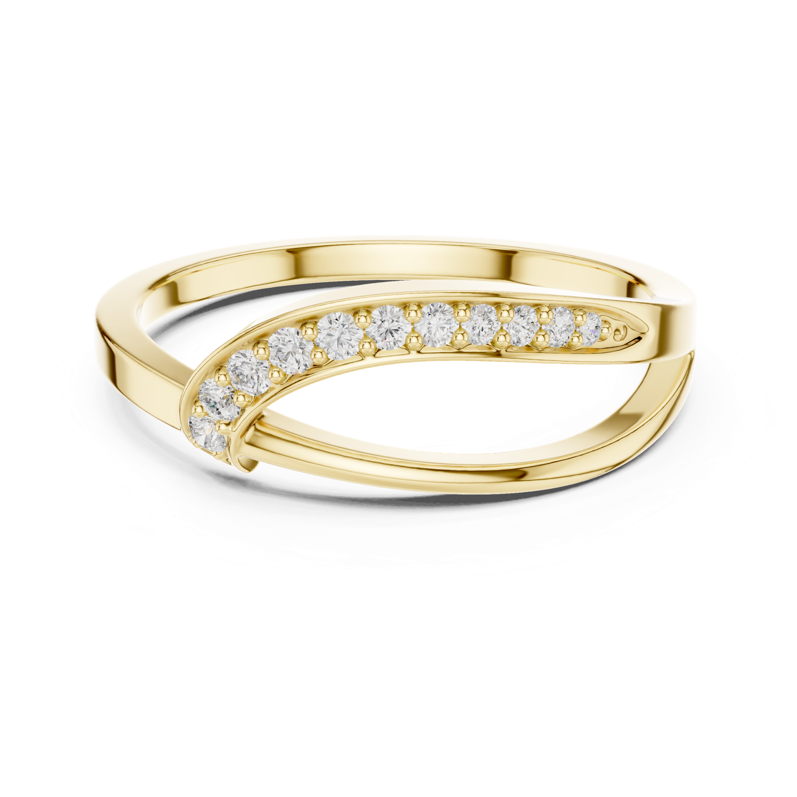 Gold Ring SBWR(2), Yellow Gold, view 4