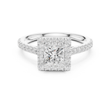 Gold Ring DDLR-919, White Gold, view 4
