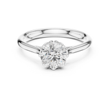 Gold Ring DDLR-648, White Gold, view 4