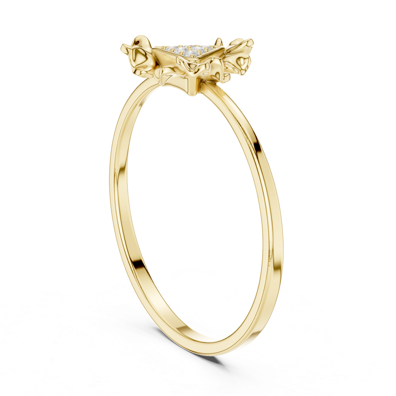 Gold Ring 1 (112), Yellow Gold, view 1