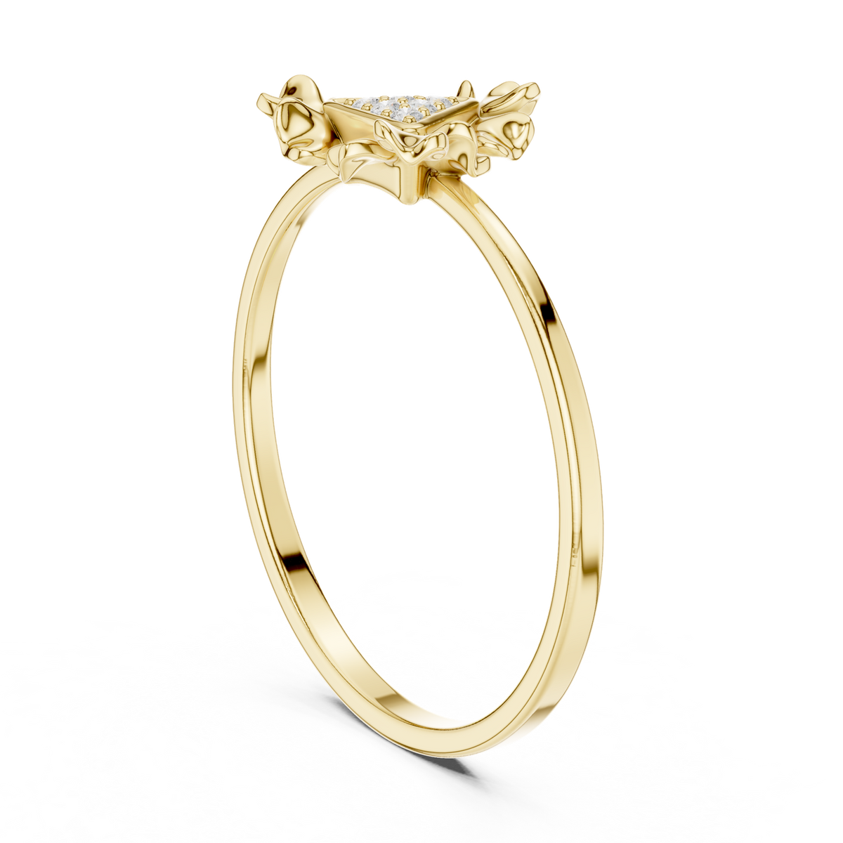 Gold Ring 1 (112), Yellow Gold, view 1