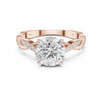 Gold Ring DDLR-816, Rose Gold, view 4