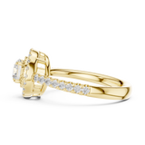 Gold Ring DDLR-668, Yellow Gold, view 3