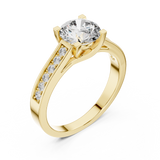 Gold Ring LR-0035, Yellow Gold, view 2