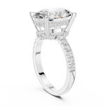 Gold Ring DDLR-259, White Gold, view 1