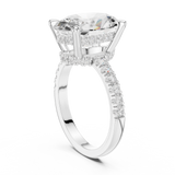 Gold Ring DDLR-259, White Gold, view 1