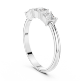 Gold Ring HLR-109, White Gold