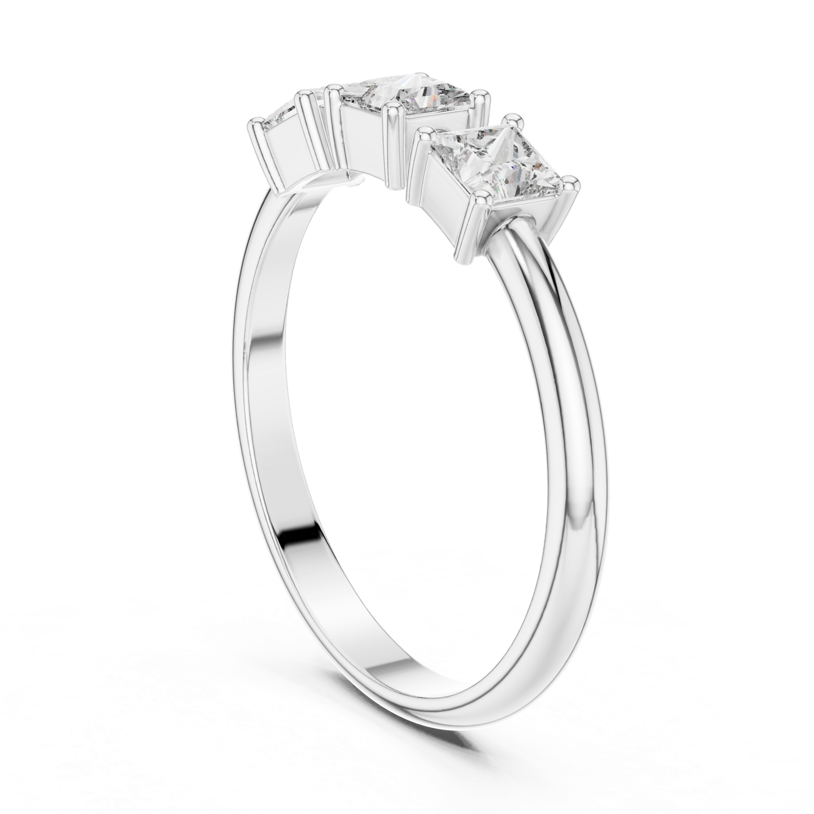 Gold Ring HLR-109, White Gold
