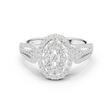 Gold Ring DDLR-758, White Gold