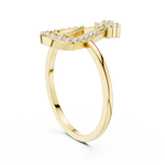 Gold Ring DR-6260, Yellow Gold, view 1