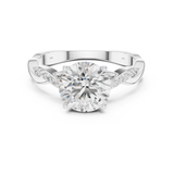 Gold Ring DDLR-816, White Gold, view 4