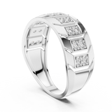Gold Ring LR-01 (17), White Gold