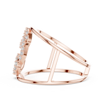Gold Ring LR-01 (85), Rose Gold, view 3