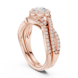 Gold Ring LR-0268, Rose Gold, view 1