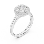 Gold Ring DDLR-578, White Gold, view 2