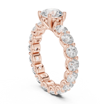 Gold Ring DDLR-656, Rose Gold, view 1