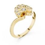 Gold Ring 00001L (50), Yellow Gold, view 2