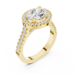 Gold Ring DDLR-322, Yellow Gold, view 2