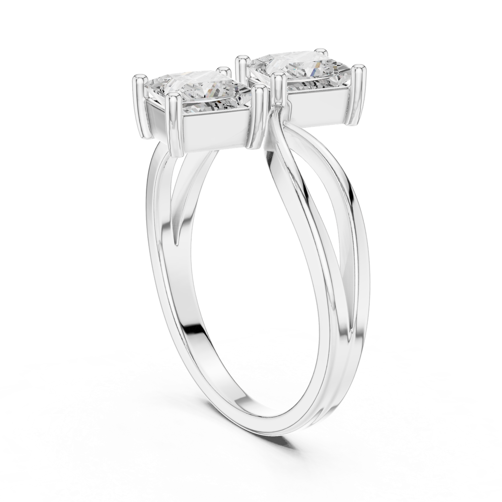 Gold Ring DDLR-519, White Gold
