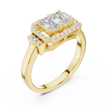 Gold Ring DDLR-534, Yellow Gold, view 2