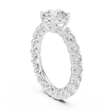Gold Ring DDLR-693, White Gold, view 1