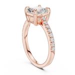 Gold Ring DDLR-875, Rose Gold, view 1